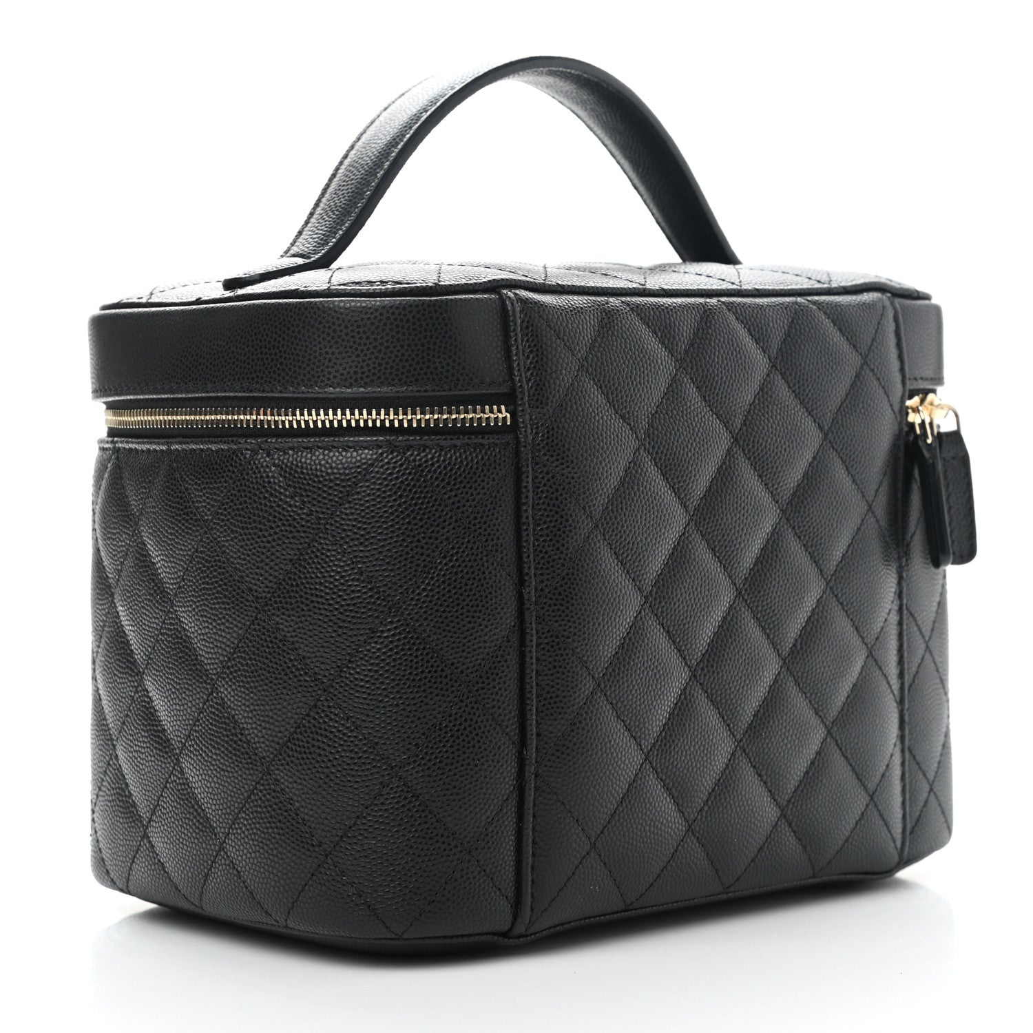 Chanel Caviar Quilted Large Vanity Pouch Black 3 of 7