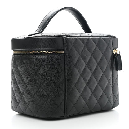 Chanel Caviar Quilted Large Vanity Pouch Black 3 of 7