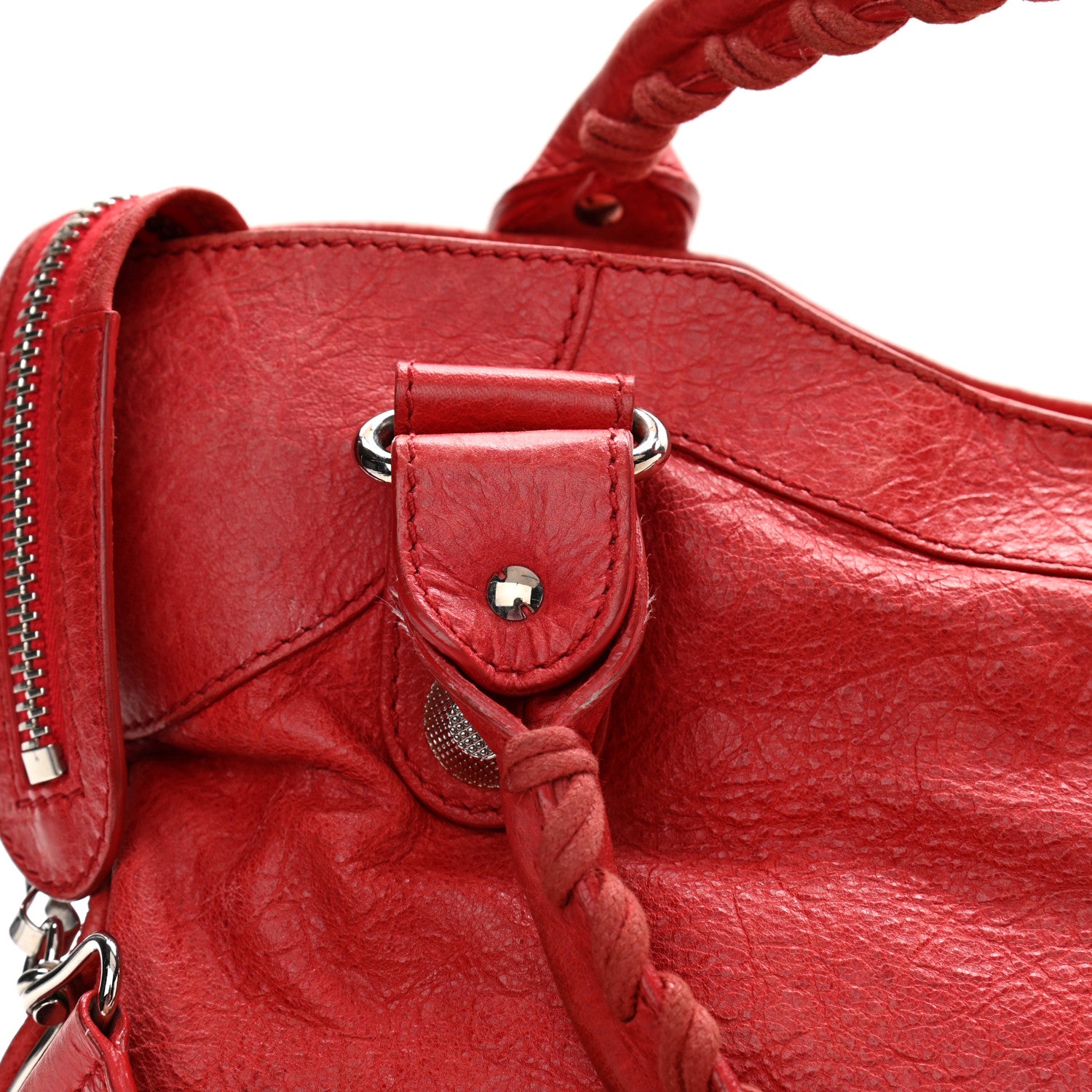 Balenciaga Agneau Giant 21 Silver Hardware City Rouge Coquelicot 20 of 21