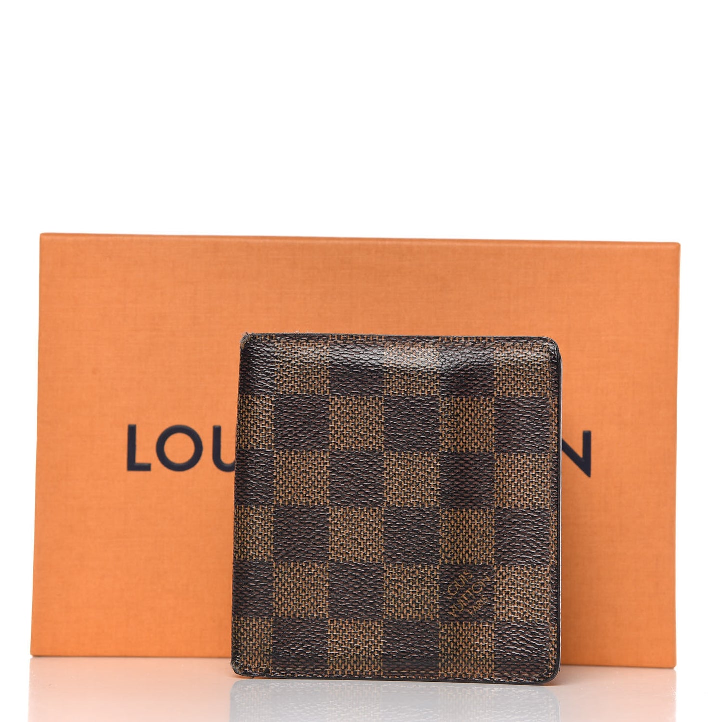 Damier Ebene Porte-Billets 6 Card Bi-Fold Wallet