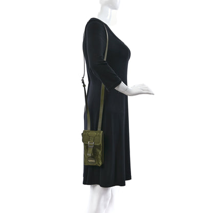 Gucci Econyl Nylon Monogram Off The Grid Mini Shoulder Bag Juniper Green 2 of 8