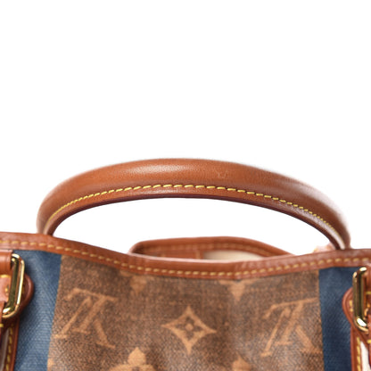 Louis Vuitton Monogram Rayures Tisse Sac GM Blue 13 of 21