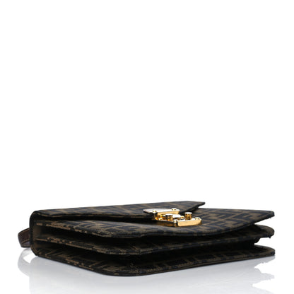 Fendi Zucca Flap Tobacco Moro 3 of 10