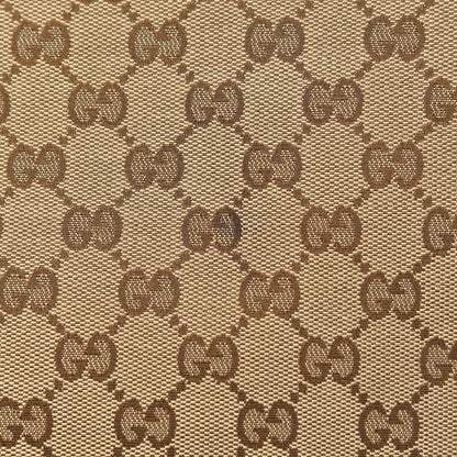 Gucci Monogram Large Flap Messenger Bag Beige Dark Brown 11 of 11