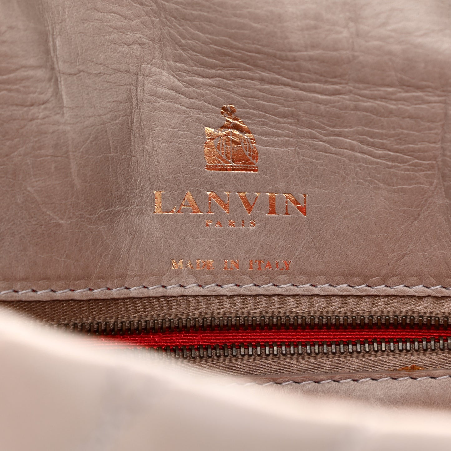 Calfskin Quilted Medium Happy Shoulder Bag Grey