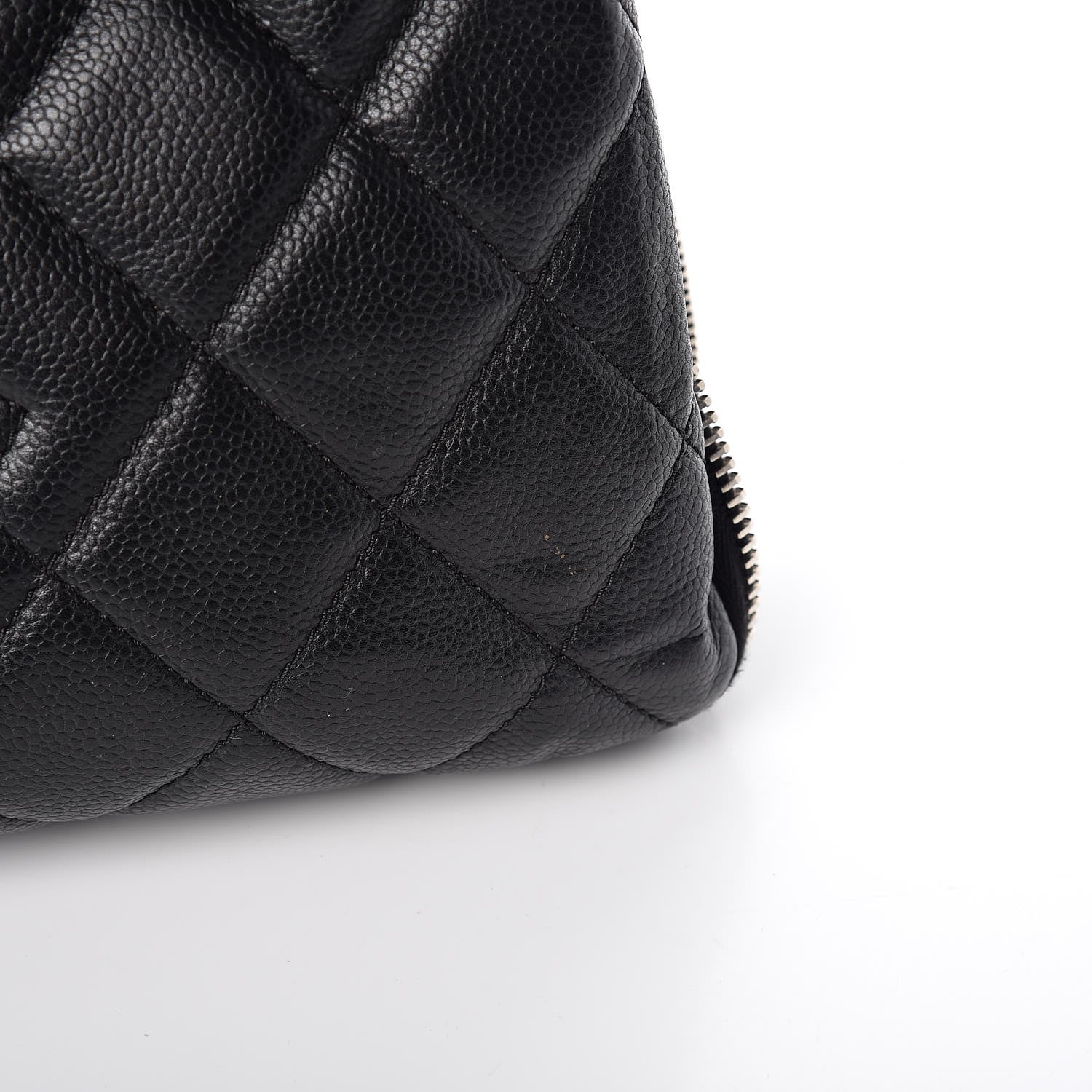 Chanel Caviar Quilted Expandable Zip Shoulder Bag Black 8 of 8