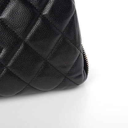 Chanel Caviar Quilted Expandable Zip Shoulder Bag Black 8 of 8