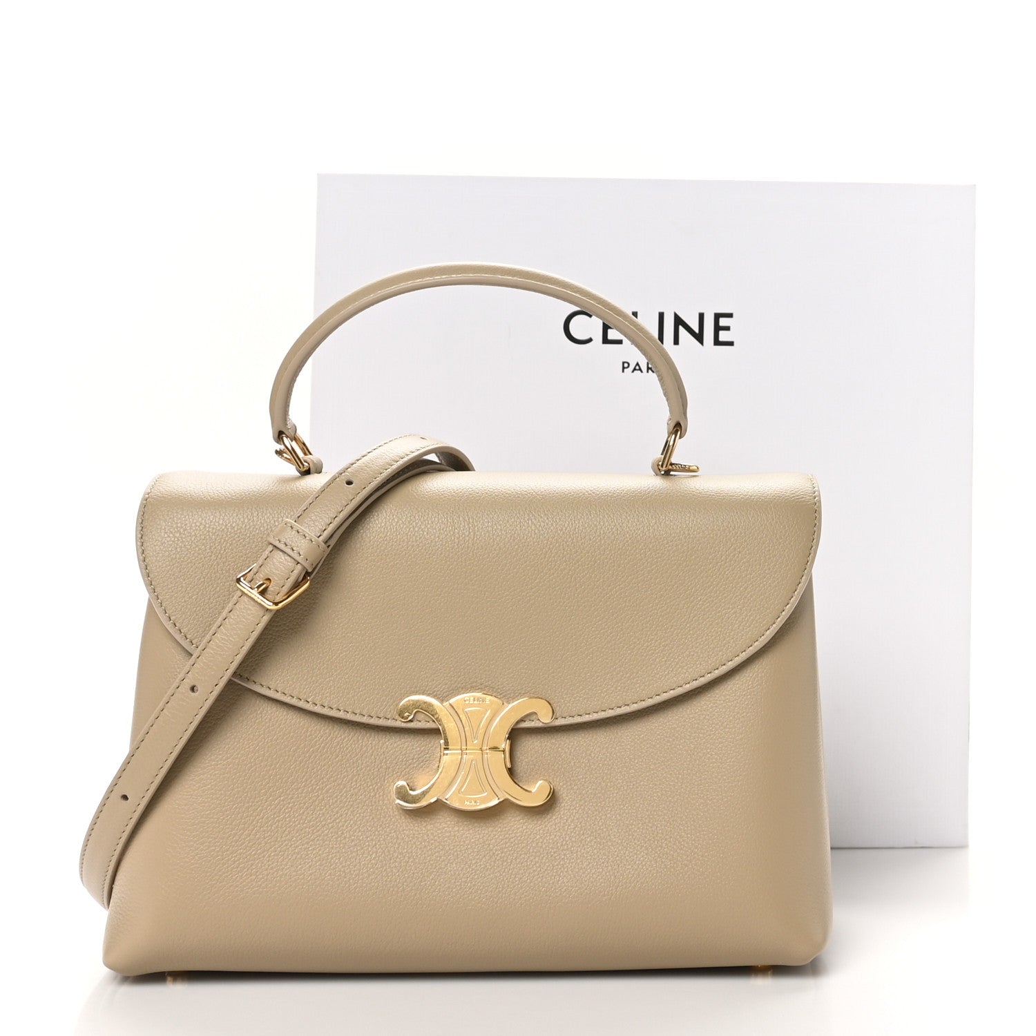 Celine Supple Calfskin Medium Nino Cappuccino 11 of 11