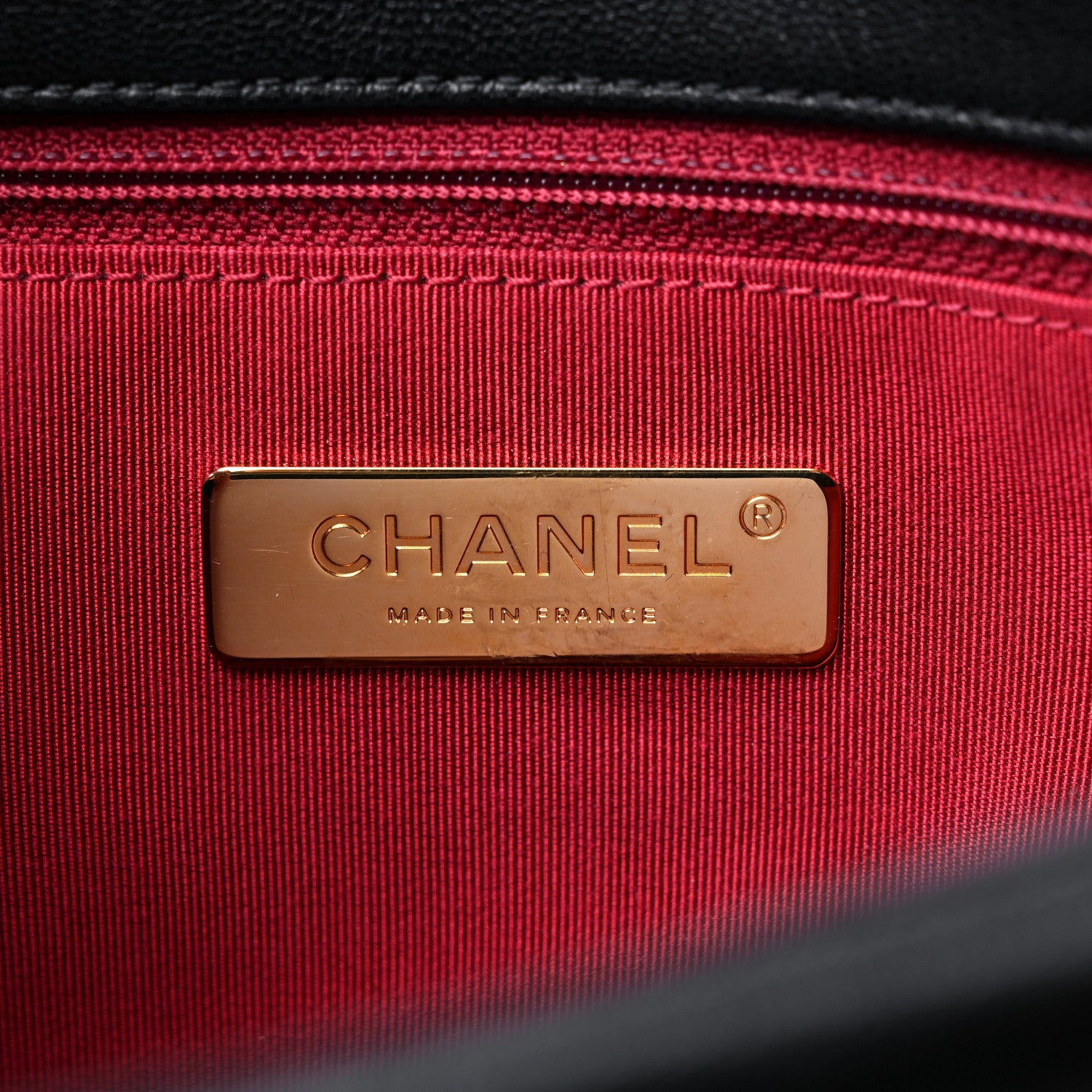 Chanel Goatskin Quilted Large Chanel 19 Flap Black 5 of 9