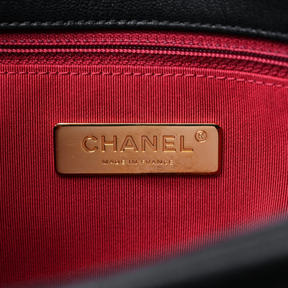 Chanel Goatskin Quilted Large Chanel 19 Flap Black 5 of 9
