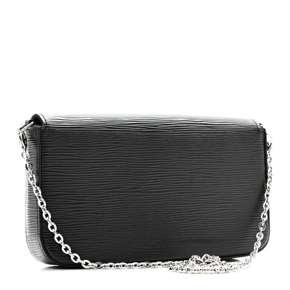 Louis Vuitton Epi Pochette Felicie Black 4 of 10