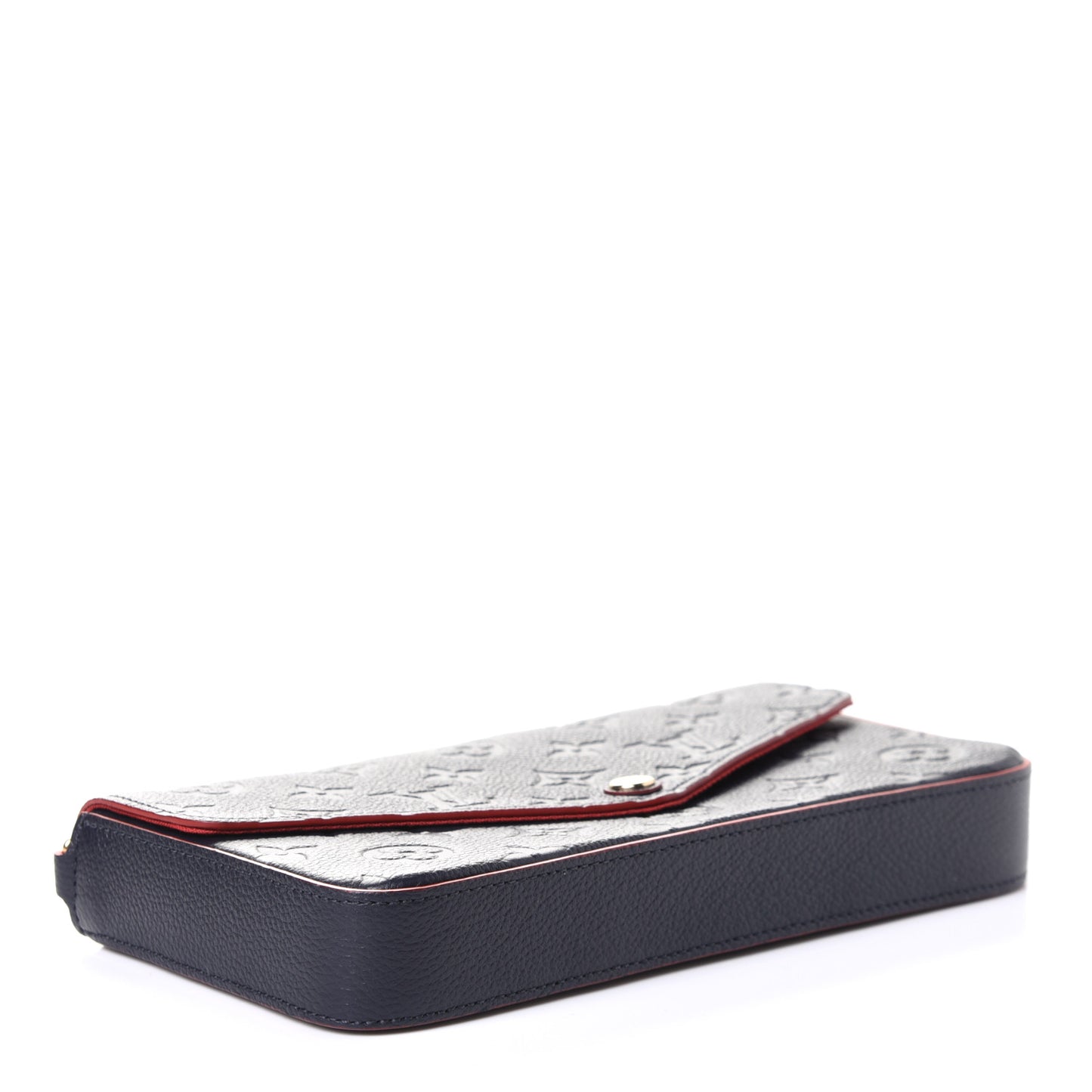 Empreinte Pochette Felicie Chain Wallet Marine Rouge