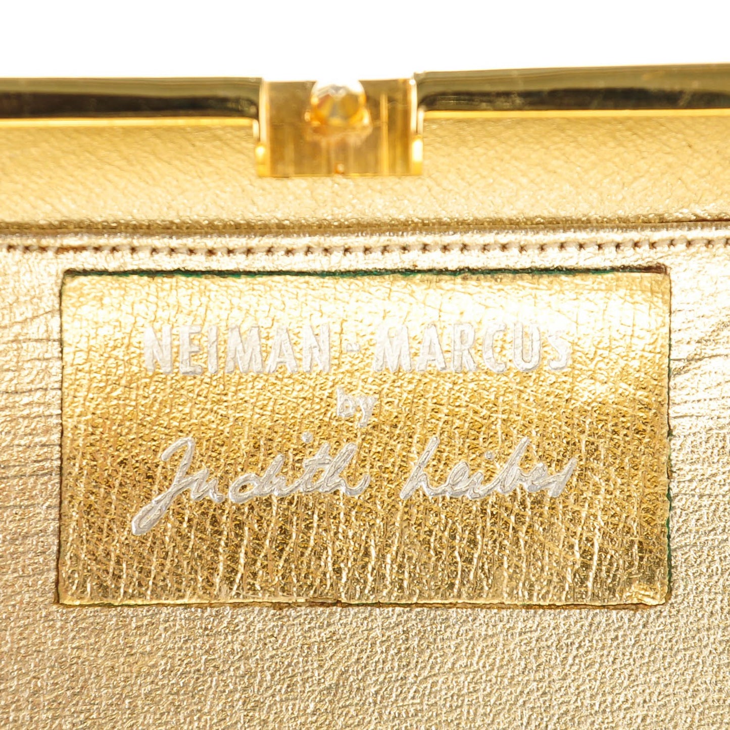 Crystal Minaudiere Clutch Gold