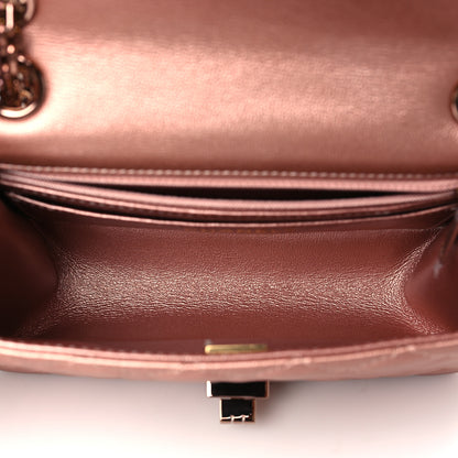 Chanel Metallic Grained Calfskin Quilted 2.55 Reissue Mini Flap Copper Pink 5 of 9