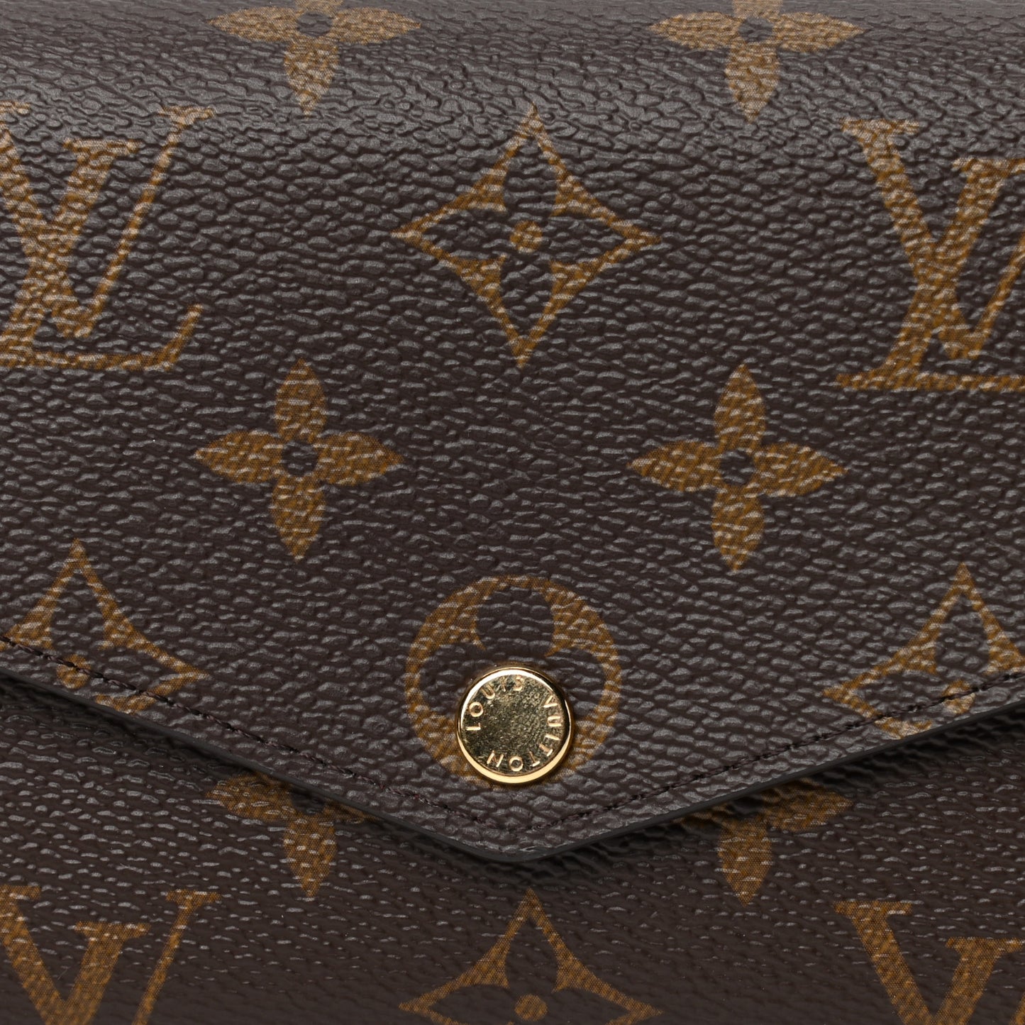 Monogram Sarah Wallet NM Coquelicot