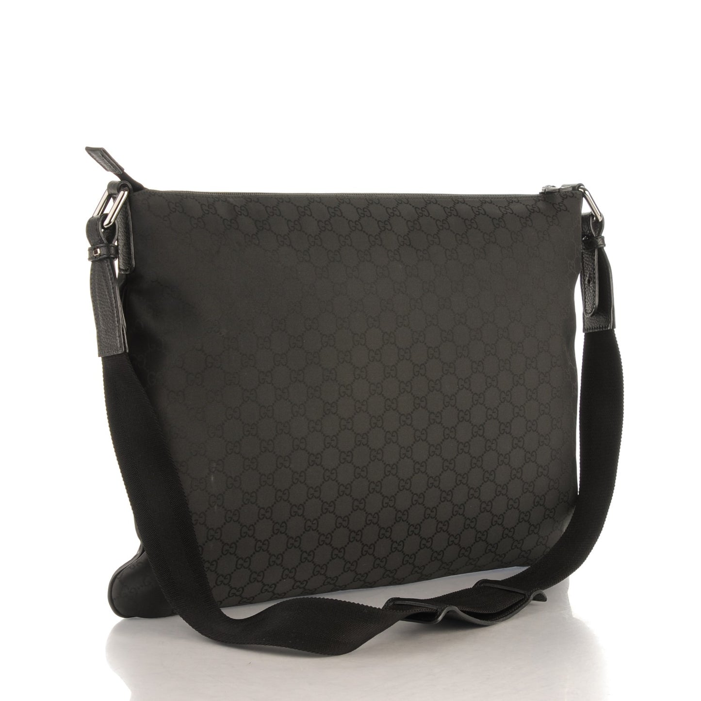 Nylon Monogram Messenger Black