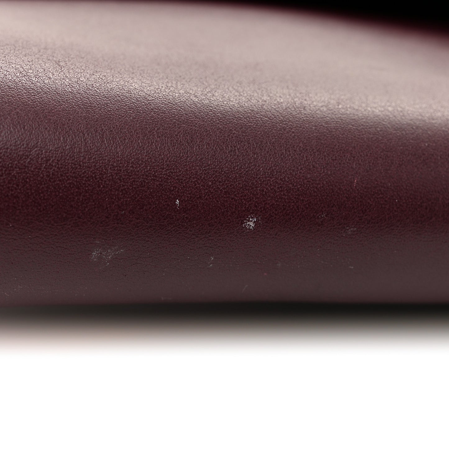 Suede Calfskin Faye Clutch Dark Purple
