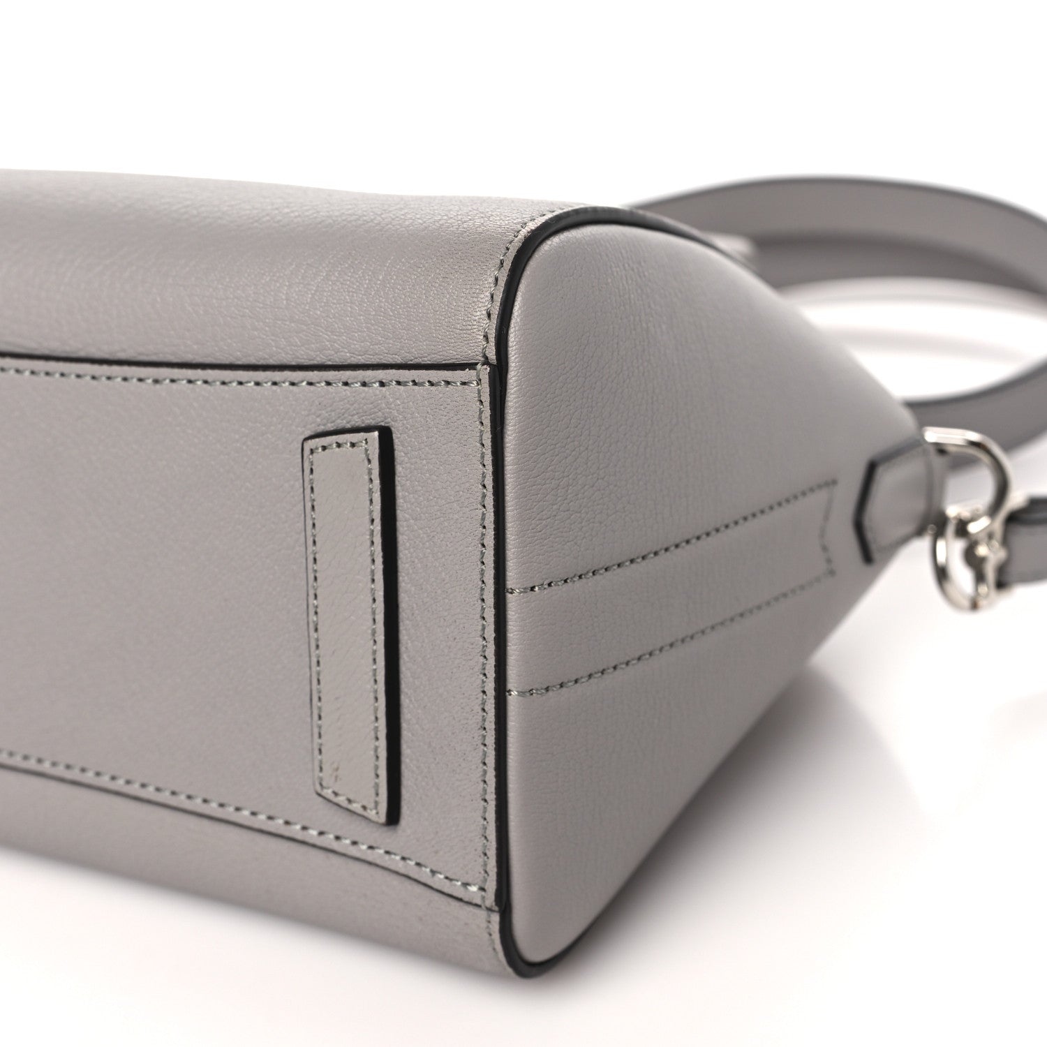 Givenchy Sugar Goatskin Mini Antigona Pearl Grey 10 of 11