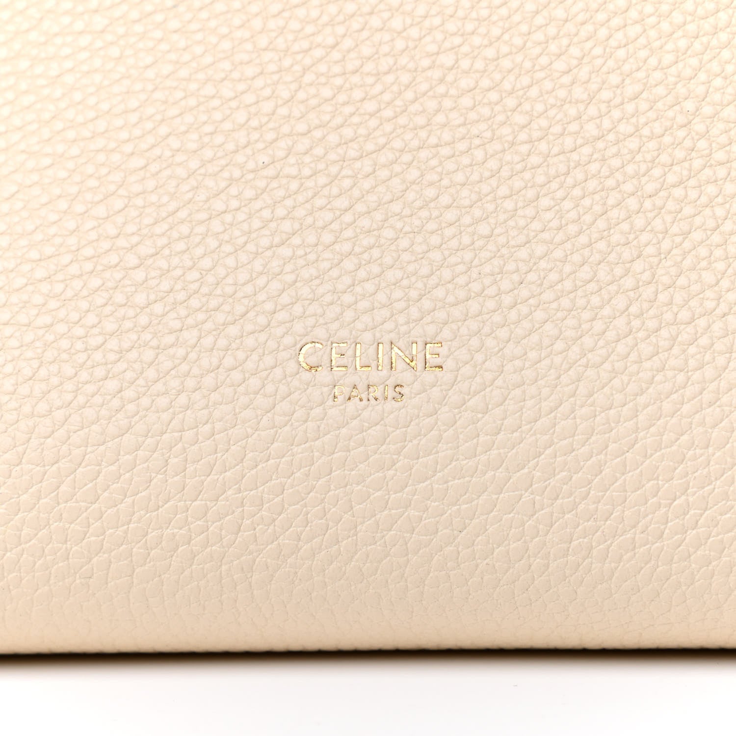 Celine Soft Grained Calfskin Small Sangle Bucket Bag Vanilla 6 of 10