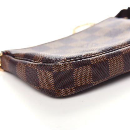 Louis Vuitton Damier Ebene Mini Pochette Accessories 7 of 9