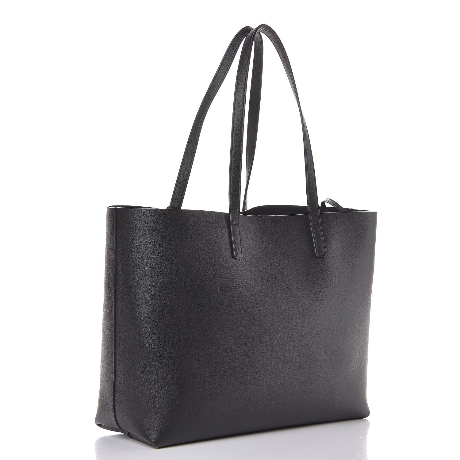 Saint Laurent Calfskin Large Shopping Tote Black 4 of 8