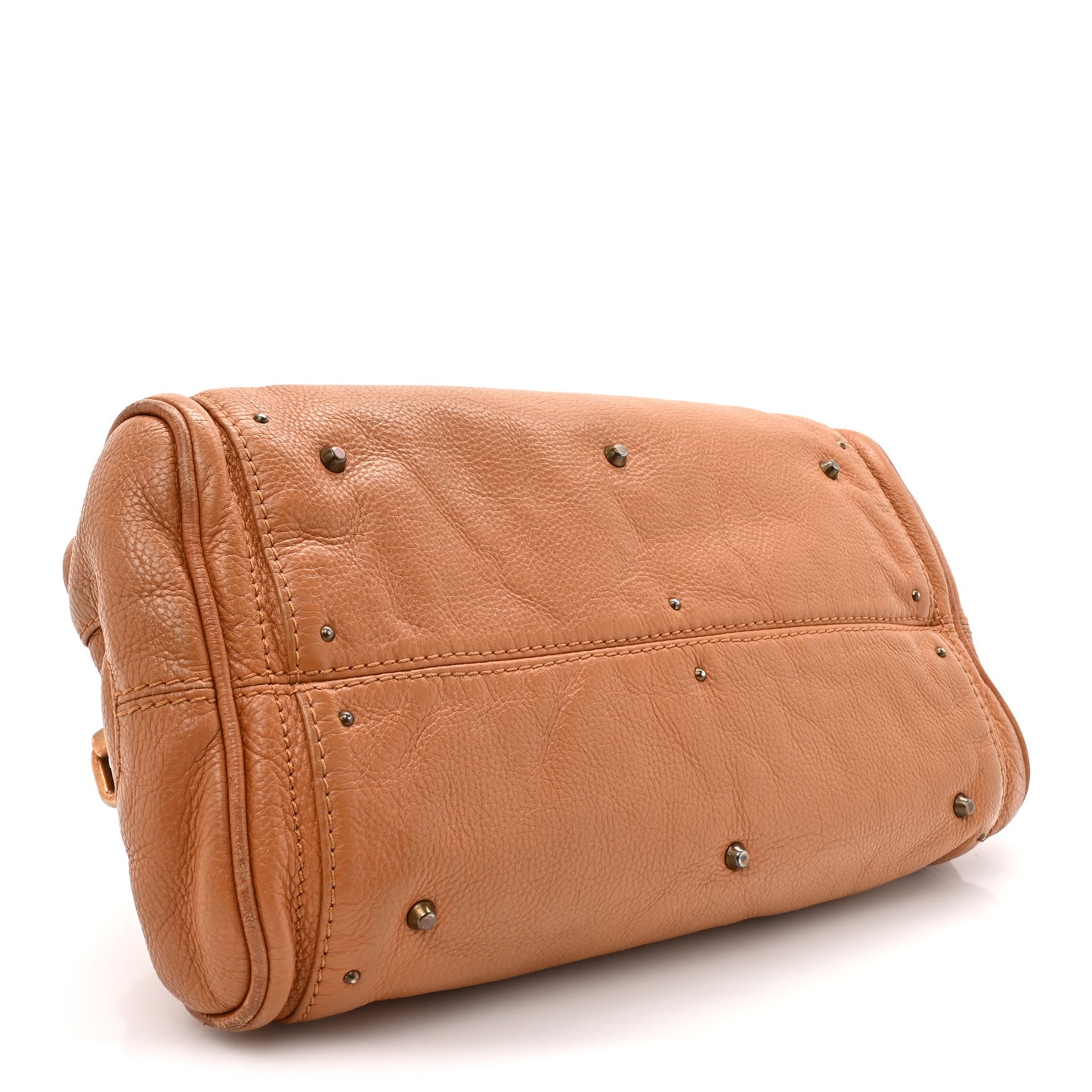 Calfskin Medium Paddington Satchel Tan