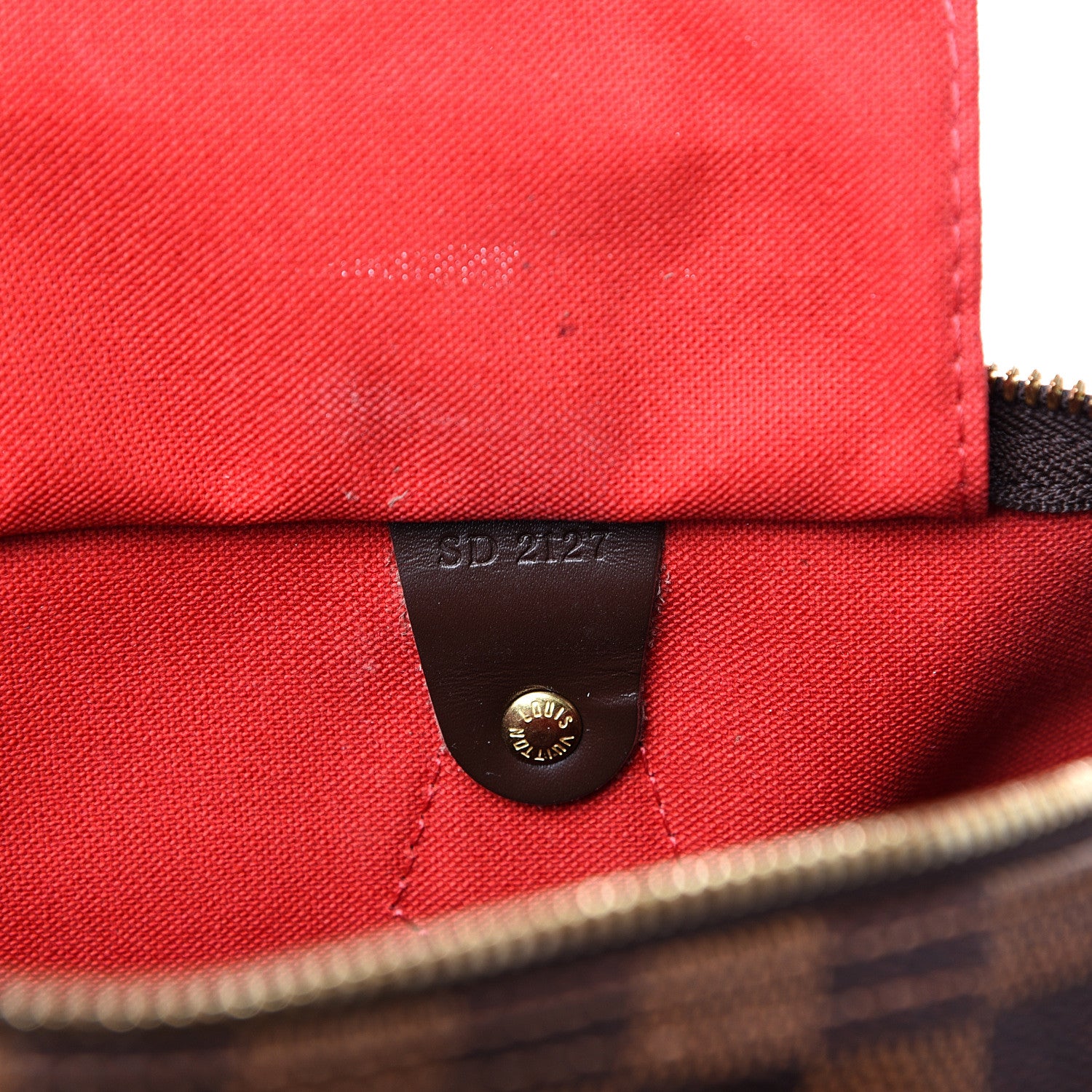 Louis Vuitton Damier Ebene Speedy Bandouliere 35 7 of 13