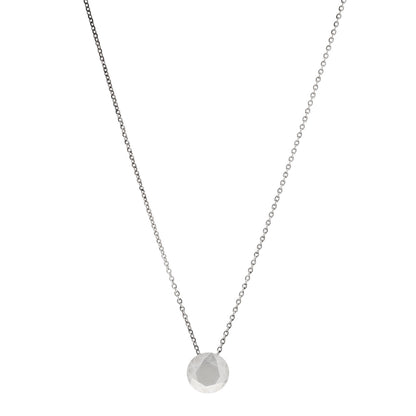 Tiffany Sterling Silver Elsa Peretti Two Carat Faceted Pendant Necklace 1 of 6