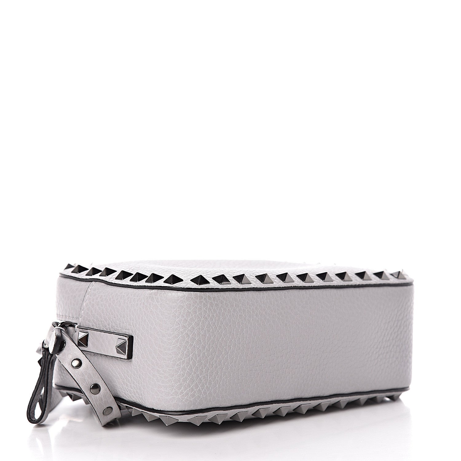 Valentino Garavani Calfskin Rockstud Camera Crossbody Bag Stone 4 of 9
