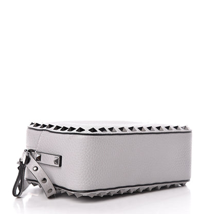 Valentino Garavani Calfskin Rockstud Camera Crossbody Bag Stone 4 of 9