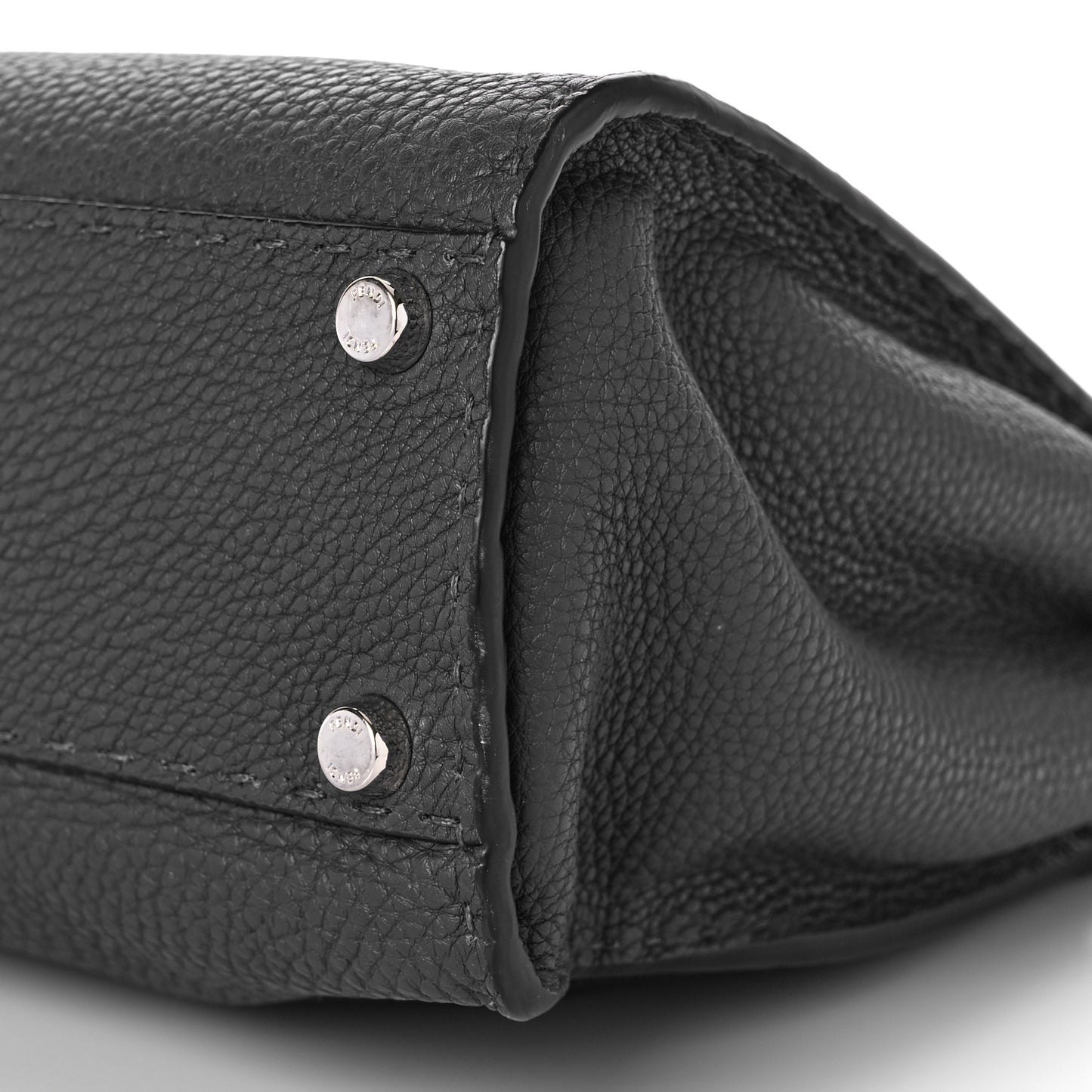 Cuoio Romano Selleria Bi-Color Medium Peekaboo Iconic Satchel Asfalto Latte