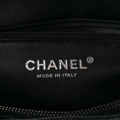 Chanel Caviar Lizard Quilted Small Coco Handle Flap Black 6 of 11