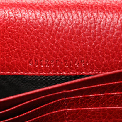 Gucci Calfskin Mini Dionysus Chain Wallet Hibiscus Red 7 of 10
