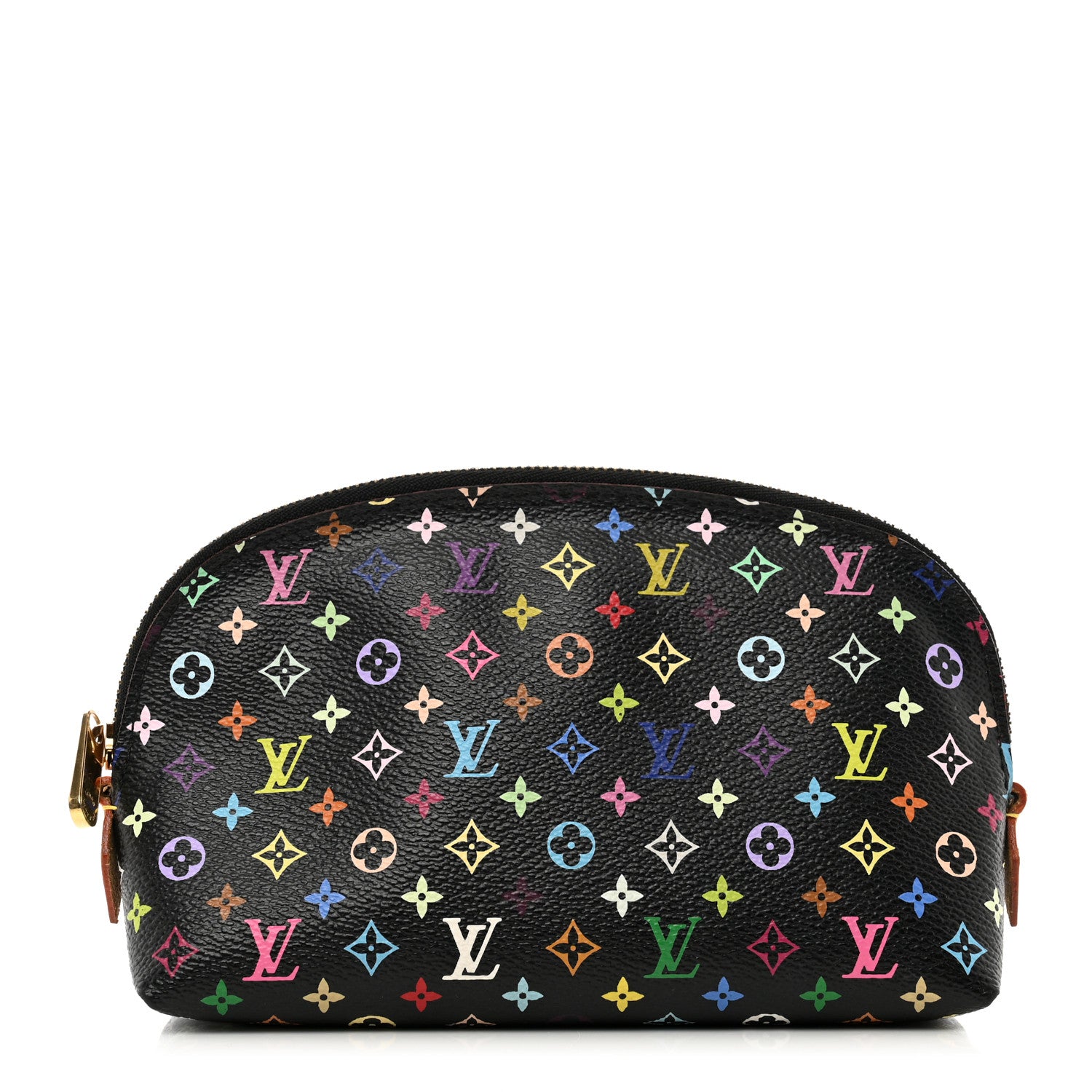 Louis Vuitton Monogram Multicolor Cosmetic Pouch Black Grenade 1 of 7