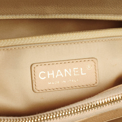 Chanel Caviar Quilted Grand Shopping Tote GST Beige Clair 6 of 7