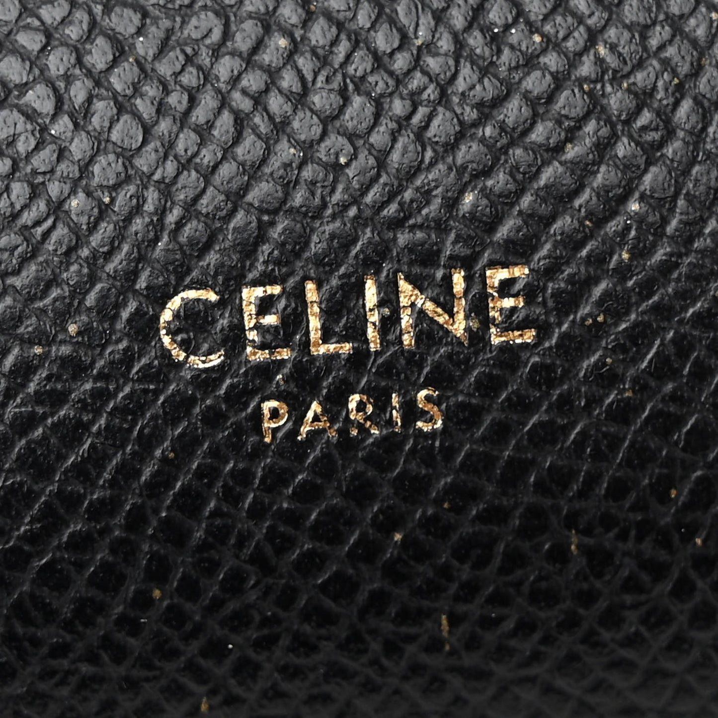 Grained Calfskin Micro Belt Bag Black