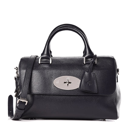 Mulberry Glossy Goatskin Small Del Rey Satchel Midnight 1 of 11