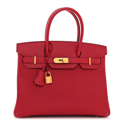 Hermes Epsom BIRKIN 30 Rouge Casaque 1 of 26
