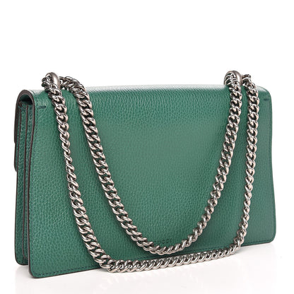 Gucci Pebbled Calfskin Small Dionysus Shoulder Bag Emerald 3 of 10