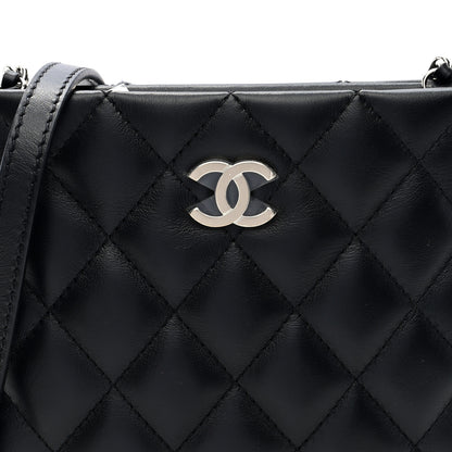 Chanel Lambskin Quilted Crossbody Bag Black 9 of 11