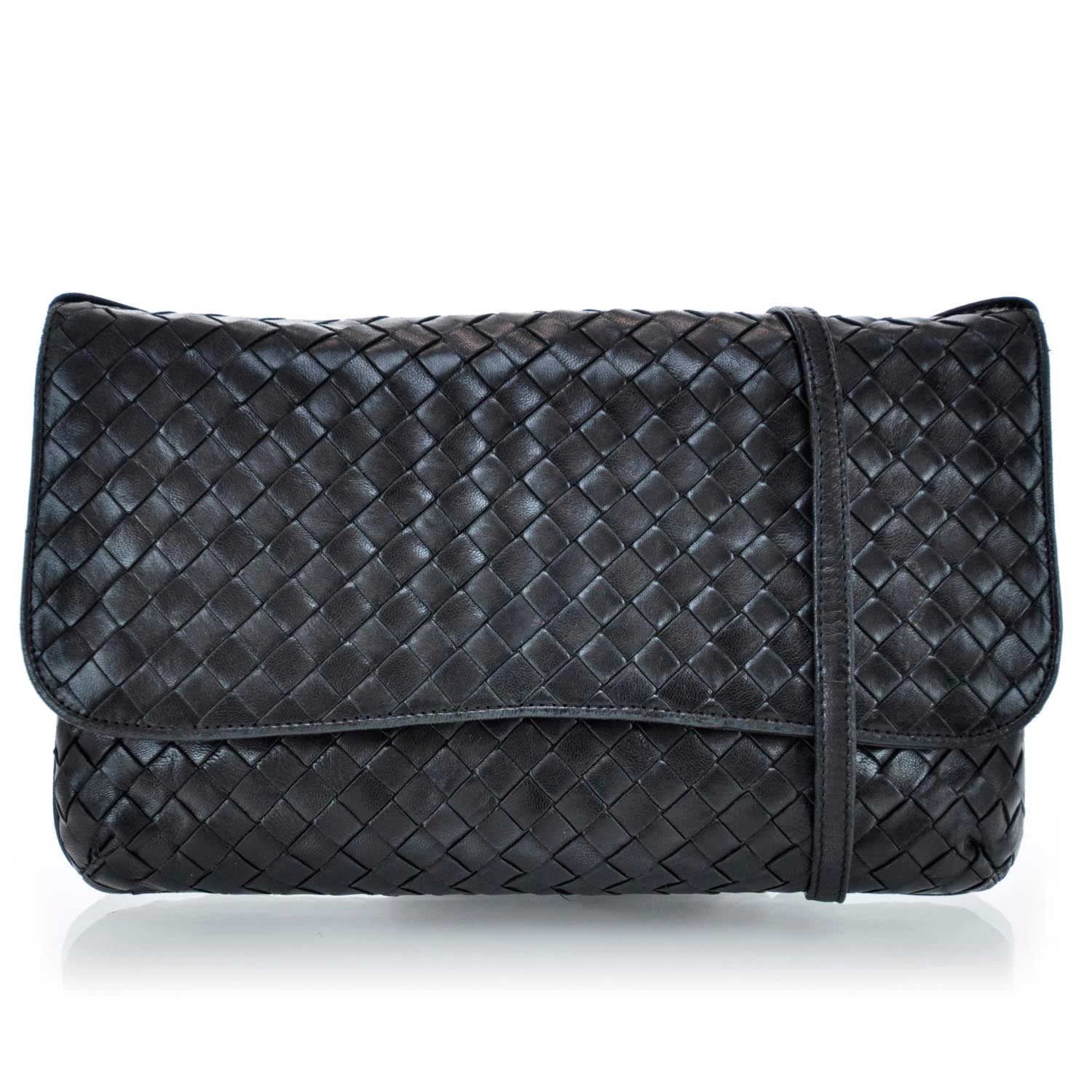 Bottega Veneta Vintage Woven Bag Black 1 of 9