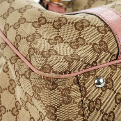 Gucci Monogram Medium Twins Shoulder Bag Pink 5 of 9