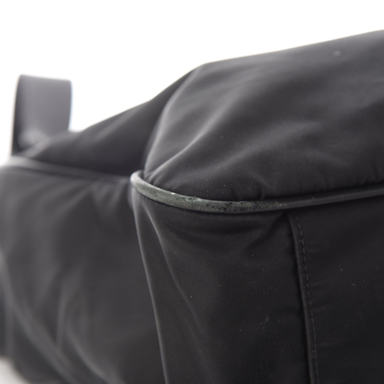 Prada Tessuto Nylon Saffiano Briefcase Black 8 of 12