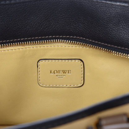 Loewe Calfskin Tri-Color Amazona 28 Bag Black Dark Beige 8 of 9