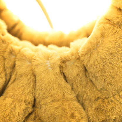 The Row Mink Fur Small Double Circle Bag Yellow 10 of 10