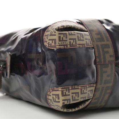Fendi Zucca Zucchino Spalmati Large Mixed Media B Mix Tote Multicolor Tobacco 9 of 14