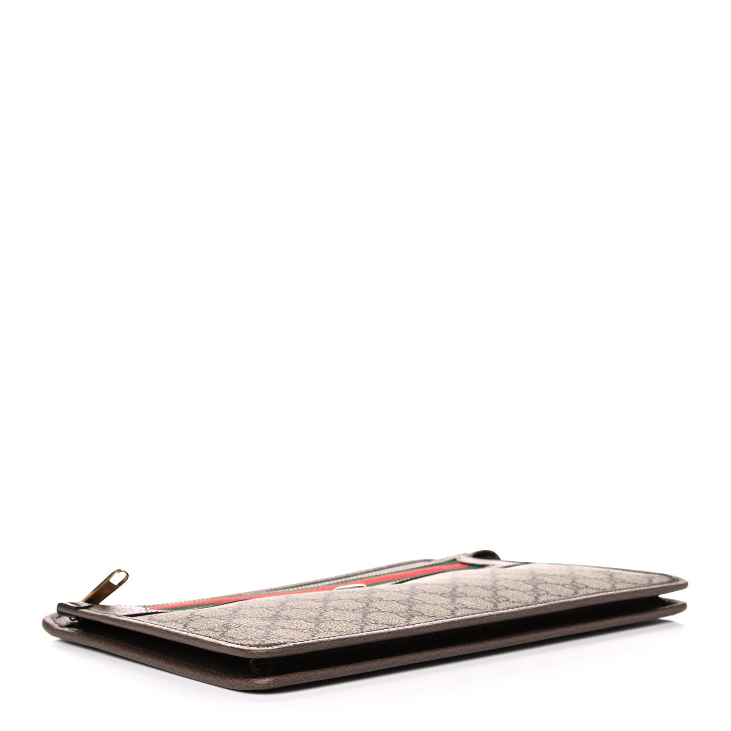 Gucci GG Supreme Monogram Web Small Ophidia Documents Holder Beige New Acero 4 of 10