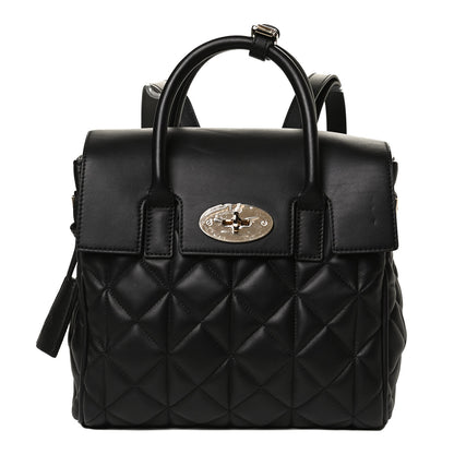 Mulberry Nappa Quilted Mini Cara Delevingne Convertible Bag Black 1 of 13