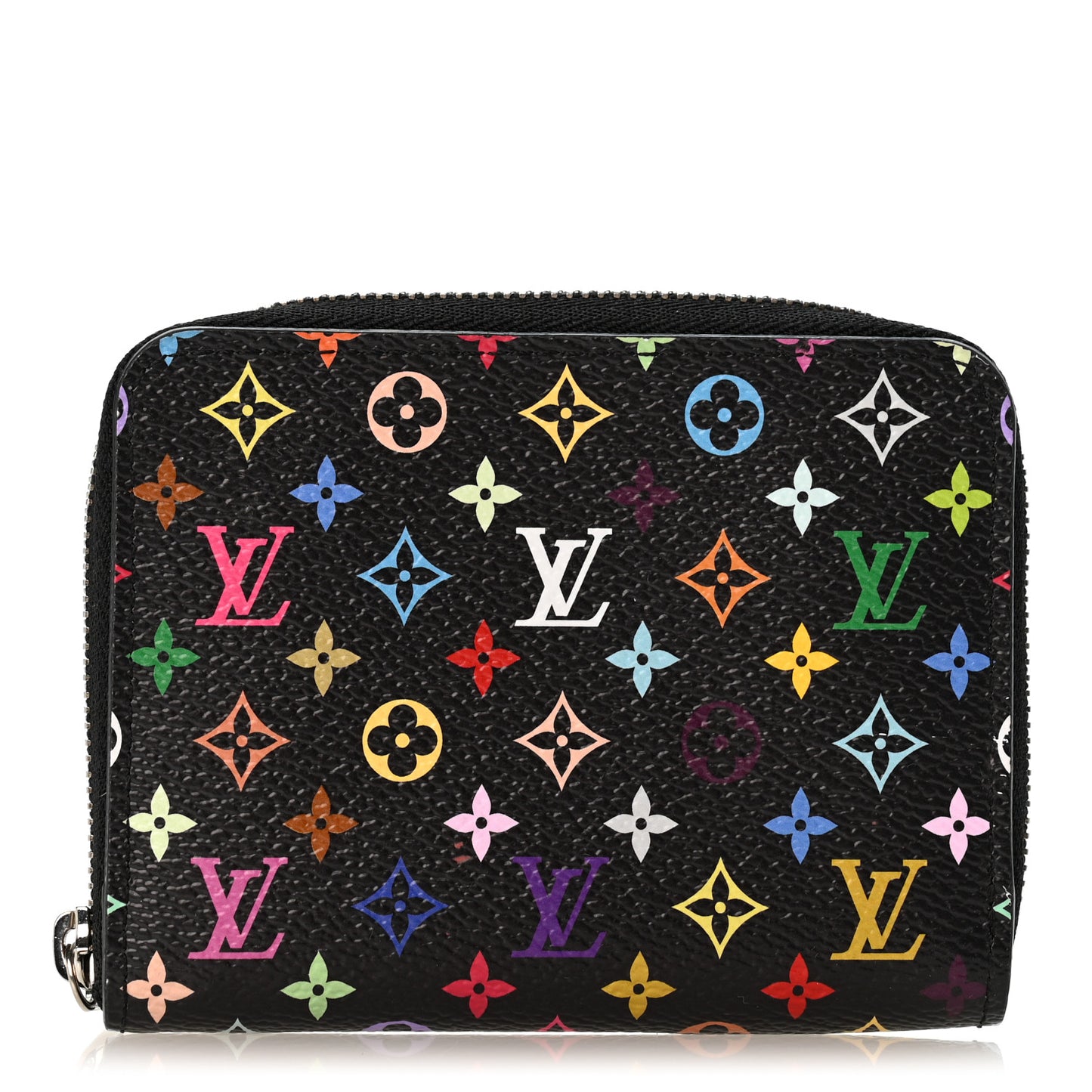 LV x TM Monogram Multicolor Zippy Coin Purse Black