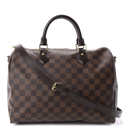 Louis Vuitton Damier Ebene Speedy Bandouliere 30 1 of 10